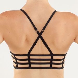 Lululemon Black Hot Spell Bra 8